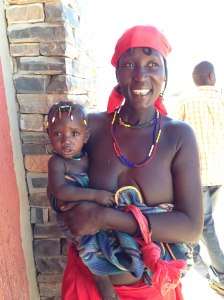 Himba mother & child
